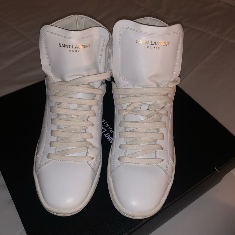 Saint Laurent high top sneakers